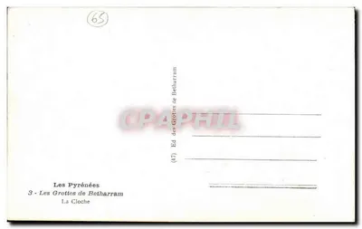 Jaskinie Betharram — Dzwon — Éd. des Grottes de Betharram — Rewers