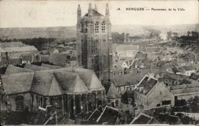 Bergues — Panorama da Cidade — Editor não identificado, n° 28