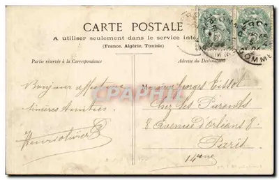 Péronne - Porte de Bretagne — Wyd. Lib. Loyson — Rewers