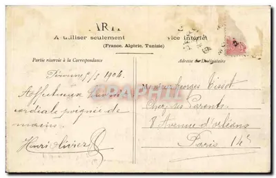 Péronne - Bairro St-Sauveur — vista de rua pavimentada com edifícios e passantes — Imp. L. Loyson — Verso