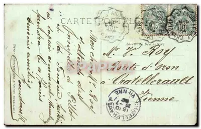 Aiguebelette — Vue générale — LL. — CHAMBÉRY, 73 — Verso