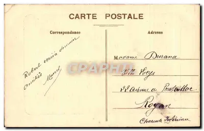 Compiègne - O Castelo - Quarto da Imperatriz — E.D. n°21 — Verso