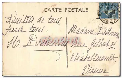Bourges — Wnętrze Katedry — Wielka Nef — Rewers