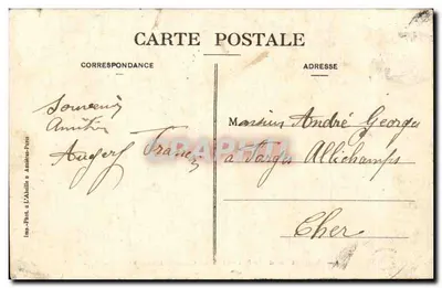 Saint-Cloud - Park - Wielki Wodospad - Podczas Wielkich Wod - Carréilles & Sénierès, n°6 — Rewers