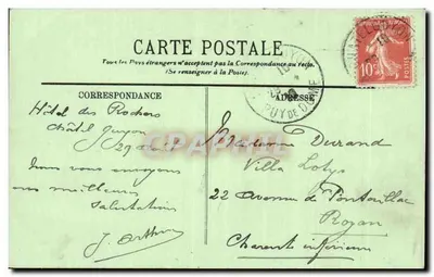 Châtel-Guyon — Vista geral — LL. — Verso