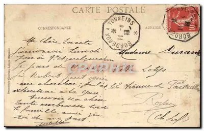 Cadillac-sur-Garonne — A Porta do Relógio — O. Bartholome, n°2677 — Verso