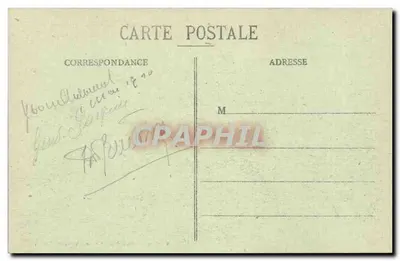 Auneau (E.-et-L.) - Dziedziniec zamku — wydawca: N. B. Wydawca, Auneau (E.-et-L.) — Rewers