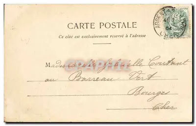 Paris - Gare St-Lazare e Rue d'Amsterdam — J. Ballet, n° 272 — Verso