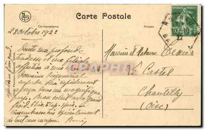 Celles — Zamek feudalny Vève — Nels — Rewers