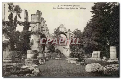 Longpont (Aisne) — Vista interna das Ruínas da Abadia — Editor: Bilt, Longpont (Aisne)