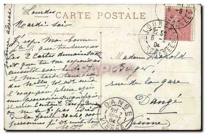 Lourdes — The Miraculous Cave — D. T. Publisher, No. 310 — Back