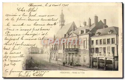 Péronne — Hotel de Ville — editor J. Lib. Legros, Péronne