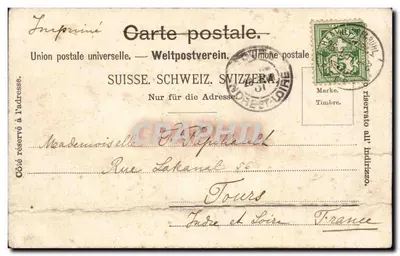 Kleine Scheidegg — widok alpejski — Verlag von Photographie Gabler, Interlaken, nr 956 — Rewers