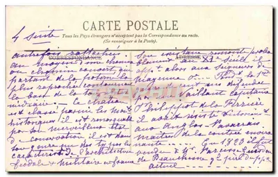 Lassay — Zamek (XVI wiek) — E. Roussel, wyd. Argentan — Rewers