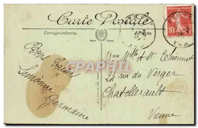 Hyères — Fontanna i Aleja Godillot — LL. — Skelton — Rewers