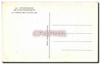 St-Germain-de-Montgommercy — Ferma Tourelles — Wydawnictwo Sénécal-Vimontiers — Rewers