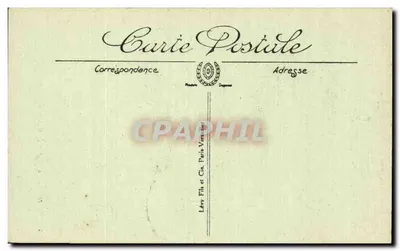 Chinon — A Estátua de Rabelais — Lévy Fils et Cie, Paris — Verso