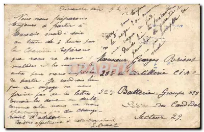 Pássaro transportador de carta — Boas Festas — C.ÖHLER — Verso