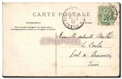 Paris — Boulevard de Sébastopol — E.L.D. — Verso