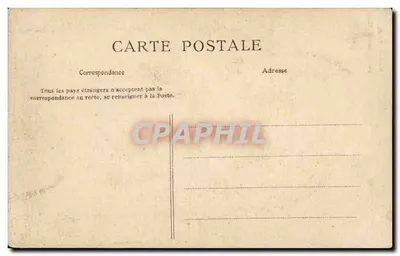 Relógio Esculturado no Palácio de Justiça — Paris — Editor: E. Launay, Paris, n° C. 24 — Verso