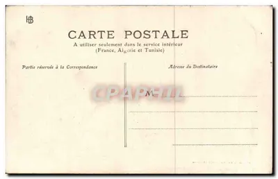 Libourne — Praça do Palácio de Ville — Henry Guillier, rua Fonneuve — Verso