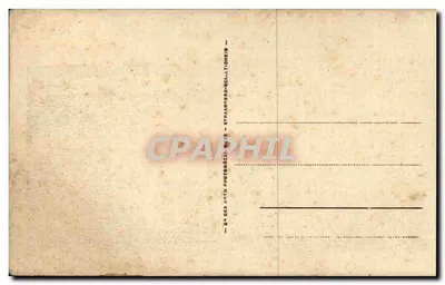 Tarjeta postal antigua Hendaye Vista general — Reverso