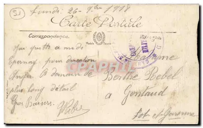ÉPERNAY — Het Tuin — Uitgave Péroche, Épernay — n° 46 — Achterkant