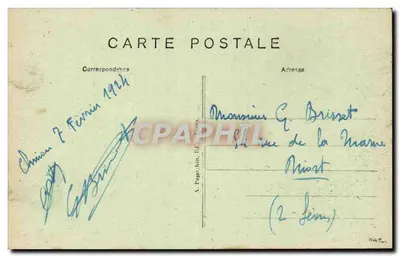 Chinon (Indre-et-Loire) — Zamek i brzegi Wisły — A.P. n°36 — Rewers