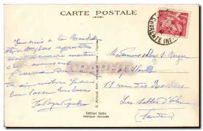 La Rochelle — Plaża — Wydawnictwo Gaby, nr 65 — Rewers
