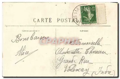 ÉTAMPES — Torre de Guinette — Castelo e Corte do seu — Selo de Rantet — Verso