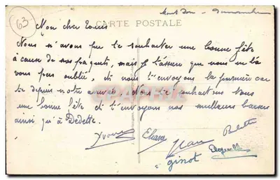 Mont-Dore - Ogólny widok - Kapucyn i funikular — Rewers
