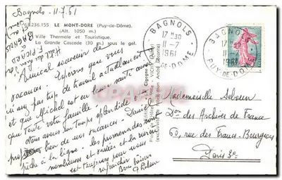 La Grande Cascade — pod lodem — wydawca La Cigogne — Rewers