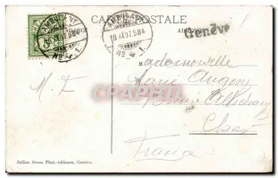 Genebra — O Teatro — J. J. 649 A — Verso