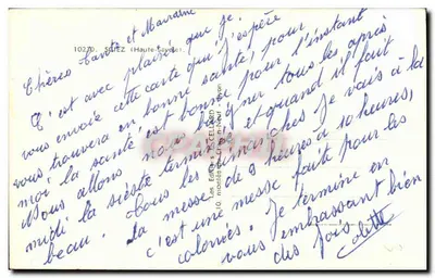 Sciez — widok jeziora, ruin, zamku i wsi — wydawca Les Éditeurs CELLARD, nr 10270 — Rewers