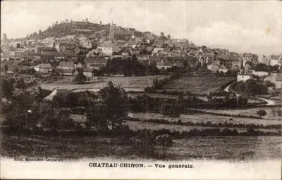 Castelo-Chinon — Vista geral — Edit. Montaron-Lemaitre