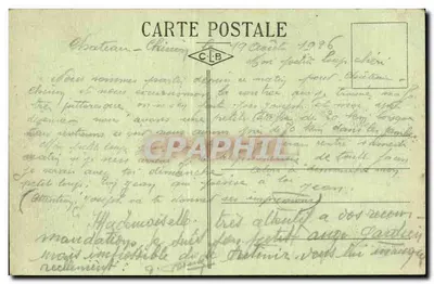 Castelo-Chinon — Vista geral — Edit. Montaron-Lemaitre — Verso