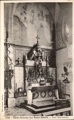 Saint-Antoine des Hauts-Buttés — Altar de Saint-Antoine — Edit. Floquet - Montcy, n° 1748