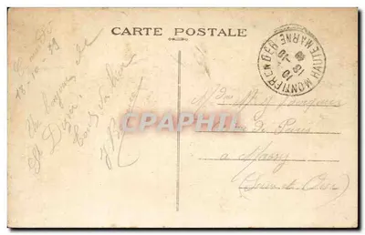 Saint-Dizier — Praça das Armas e Teatro — Ed. Vallot — Verso
