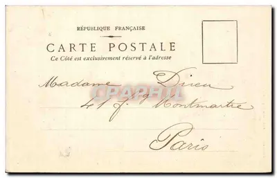 Éragny — Caminho do remo — Pontoise, Imp. Pâris, Ed. 1904 — Verso
