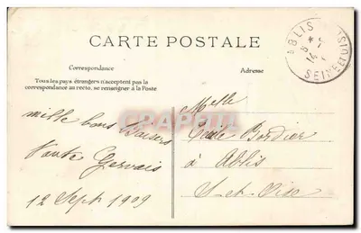 Bièvres — Wieś Vauboyen — Wydawca ELD, n°18 — Rewers