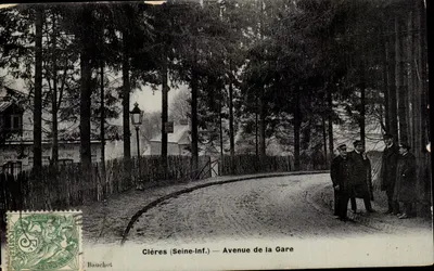 Clères (Seine-Inf.) — Avenida da Estação — Bauchot