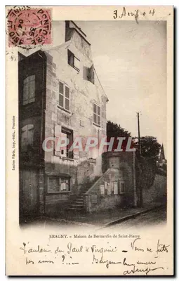 Eragny — Casa de Bernardin de Saint-Pierre — Larcen Paris, imp. & edit. Pontaute