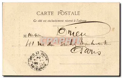 Eragny — Casa de Bernardin de Saint-Pierre — Larcen Paris, imp. & edit. Pontaute — Verso