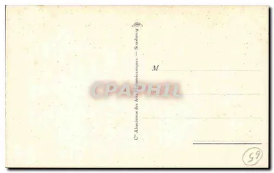 Cauterets — Vallée de la Raillère — editor C. Alsatienne des Arts Photomécaniques, Strasbourg — Verso