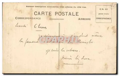 Cauterets (Htes-Pyr.) — Skoczek Lutour, główna woda — Carrache, wydawca - Pau, n°15 — Rewers