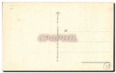 Cauterets — Most Hiszpański — C' Alsacienne des Arts Mécaniques, Strasbourg — Rewers