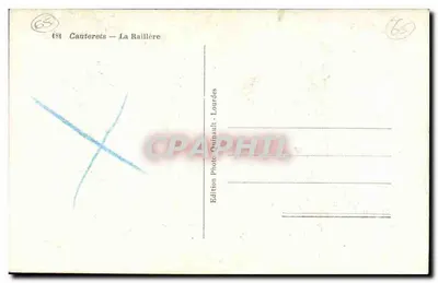 Cauterets — La Raillère — Edição Fotográfica Quimault - Lourdes — Verso