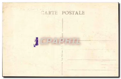 Besançon-les-Bains — Rzeka Doubs i skały Fortu — Wydawca C. L. Besançon, nr 62 — Rewers