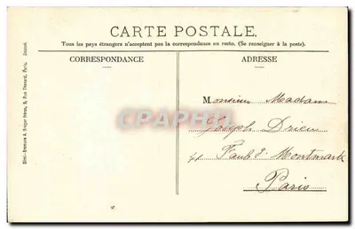 Les Vaux de Cernay - As Cataratas — Simi-Bomure & Bros. Thénard, Paris — Verso