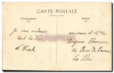 O Castelo de Vaucluse — Épinal (S.-et-O.) — Coleção Paul Allorge, Série C-1 6 — Verso